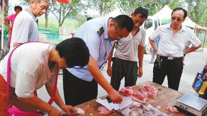 遏制病害肉、注水肉進入市場
